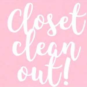 In the process of cleaning out my closets!
